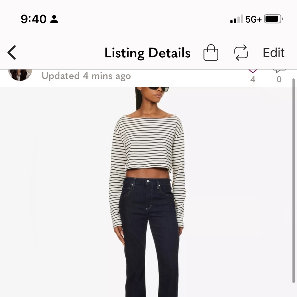 NWT CITIZENS FLARE DENIM PANTS